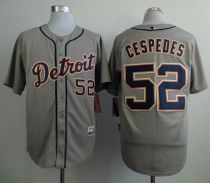 Detroit Tigers #52 Yoenis Cespedes Grey Cool Base Stitched MLB Jersey Detroit Tigers #52 Yoenis Cespedes Grey Cool Base Stitched MLB Jersey