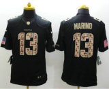 Nike Miami Dolphins -13 Dan Marino Black NFL Limited Salute to Service jersey