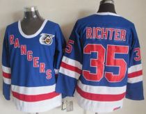 New York Rangers -35 Mike Richter Blue CCM 75TH Stitched NHL Jersey New York Rangers -35 Mike Richter Blue CCM 75TH Stitched NHL Jersey