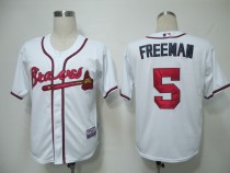 Atlanta Braves #5 Freddie Freeman White Cool Base Stitched MLB Jersey Atlanta Braves #5 Freddie Freeman White Cool Base Stitched MLB Jersey