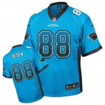 Nike Carolina Panthers -88 Greg Olsen Blue Alternate Stitched NFL Elite Drift Fashion Jersey Nike Carolina Panthers -88 Greg Olsen Blue Alternate Stitched NFL Elite Drift Fashion Jersey