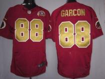 Nike Washington Redskins -88 Pierre Garcon Burgundy Red (Gold Number) 80TH Patch Men's Stitched NFL Nike Washington Redskins -88 Pierre Garcon Burgundy Red (Gold Number) 80TH Patch Men's Stitched NFL