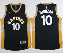 Toronto Raptors -10 DeMar DeRozan Black Gold Stitched NBA Jersey Toronto Raptors -10 DeMar DeRozan Black Gold Stitched NBA Jersey