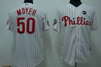 Philadelphia Phillies #50 Jamie Moyer Stitched White Red Strip MLB Jersey Philadelphia Phillies #50 Jamie Moyer Stitched White Red Strip MLB Jersey