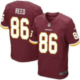 Nike Washington Redskins -86 Jordan Reed Burgundy Red NFL Elite Jersey
