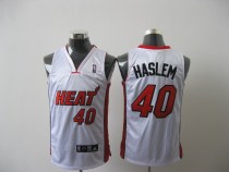 Miami Heat -40 Udonis Haslem White Stitched NBA Jersey Miami Heat -40 Udonis Haslem White Stitched NBA Jersey