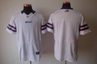 Nike Bills Blank White Stitched NFL Elite Jersey
