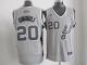 San Antonio Spurs -20 Manu Ginobili Grey Alternate Stitched NBA Jersey