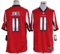 Nike Falcons 11 Julio Jones Red Team Color Stitched NFL Game Jersey