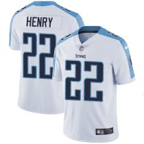Nike Titans -22 Derrick Henry White Stitched NFL Vapor Untouchable Limited Jersey Nike Titans -22 Derrick Henry White Stitched NFL Vapor Untouchable Limited Jersey