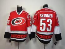 Carolina Hurricanes -53 Jeff Skinner Red Stitched NHL Jersey Carolina Hurricanes -53 Jeff Skinner Red Stitched NHL Jersey