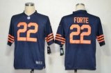 Nike Bears -22 Matt Forte Navy Blue 1940s Throwback Stitched NFL Game Jersey