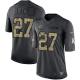 Green Bay Packers -27 Eddie Lacy Nike Anthracite 2016 Salute to Service Jersey