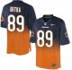 Nike Bears -89 Mike Ditka Navy Blue Orange Stitched NFL Elite Fadeaway Fashion Jersey