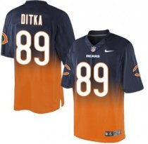 Nike Bears -89 Mike Ditka Navy Blue Orange Stitched NFL Elite Fadeaway Fashion Jersey Nike Bears -89 Mike Ditka Navy Blue Orange Stitched NFL Elite Fadeaway Fashion Jersey