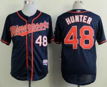 Minnesota Twins -48 Torii Hunter Navy Blue Alternate Road Cool Base Stitched MLB Jersey Minnesota Twins -48 Torii Hunter Navy Blue Alternate Road Cool Base Stitched MLB Jersey