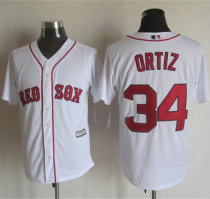 Boston Red Sox #34 David Ortiz White New Cool Base Stitched MLB Jersey Boston Red Sox #34 David Ortiz White New Cool Base Stitched MLB Jersey