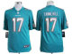 Nike Dolphins -17 Ryan Tannehill Aqua Green Team Color Stitched NFL Game Jersey