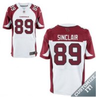 Nike Arizona Cardinals -89 Sinclair Jersey White Elite Road Jersey
