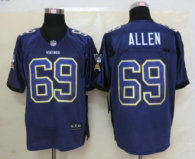 2013 NEW Nike Minnesota Vikings 69 Allen Drift Fashion Purple Elite Jerseys