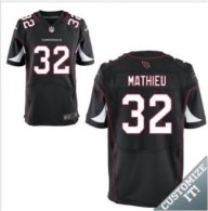 Nike Arizona Cardinals -32 Mathieu Jersey Black Elite Alternate Jersey