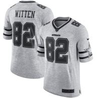 Nike Cowboys -82 Jason Witten Gray Stitched NFL Limited Gridiron Gray II Jersey