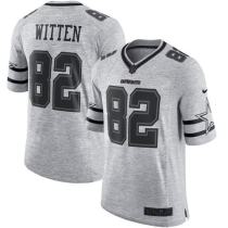 Nike Cowboys -82 Jason Witten Gray Stitched NFL Limited Gridiron Gray II Jersey Nike Cowboys -82 Jason Witten Gray Stitched NFL Limited Gridiron Gray II Jersey