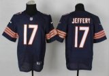 Nike Chicago Bears -17 Alshon Jeffery Navy Blue Team Color NFL Elite Jersey