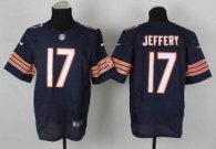 Nike Chicago Bears -17 Alshon Jeffery Navy Blue Team Color NFL Elite Jersey