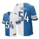 Nike Lions -54 DeAndre Levy Blue White Stitched NFL Elite Split Jersey