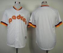 San Diego Padres Blank White 1984 Turn Back The Clock Stitched MLB Jersey