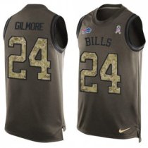 Nike Bills -24 Stephon Gilmore Green Stitched NFL Limited Salute To Service Tank Top Jersey Nike Bills -24 Stephon Gilmore Green Stitched NFL Limited Salute To Service Tank Top Jersey