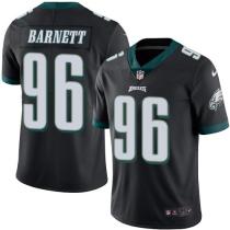 Nike Eagles -96 Derek Barnett Black Stitched NFL Limited Rush Jersey Nike Eagles -96 Derek Barnett Black Stitched NFL Limited Rush Jersey