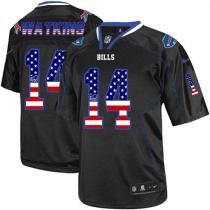 Nike Bills -14 Sammy Watkins Black Men's Stitched NFL Elite USA Flag Fashion Jersey Nike Bills -14 Sammy Watkins Black Men's Stitched NFL Elite USA Flag Fashion Jersey