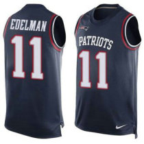 Nike New England Patriots -11 Julian Edelman Navy Blue Team Color Stitched NFL Limited Tank Top Jers Nike New England Patriots -11 Julian Edelman Navy Blue Team Color Stitched NFL Limited Tank Top Jers
