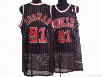 Chicago Bulls -91 Dennis Rodman Stitched Black NBA Jersey Chicago Bulls -91 Dennis Rodman Stitched Black NBA Jersey