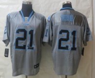 Nike Detroit Lions -21 Reggie Bush Lights Out Grey NFL Elite Jersey