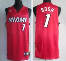 Miami Heat -1 Chris Bosh Stitched Red NBA Jersey Miami Heat -1 Chris Bosh Stitched Red NBA Jersey