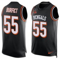 Nike Bengals -55 Vontaze Burfict Black Team Color Stitched NFL Limited Tank Top Jersey Nike Bengals -55 Vontaze Burfict Black Team Color Stitched NFL Limited Tank Top Jersey
