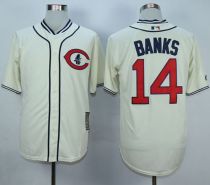 Chicago Cubs -14 Ernie Banks Cream 1929 Turn Back The Clock Stitched MLB Jersey Chicago Cubs -14 Ernie Banks Cream 1929 Turn Back The Clock Stitched MLB Jersey