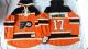 Philadelphia Flyers -17 Wayne Simmonds Orange Sawyer Hooded Sweatshirt Stitched NHL Jersey