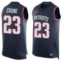 Nike New England Patriots -23 Patrick Chung Navy Blue Team Color Stitched NFL Limited Tank Top Jerse Nike New England Patriots -23 Patrick Chung Navy Blue Team Color Stitched NFL Limited Tank Top Jerse