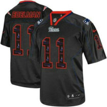 Nike New England Patriots -11 Julian Edelman New Lights Out Black NFL Elite Jersey Nike New England Patriots -11 Julian Edelman New Lights Out Black NFL Elite Jersey