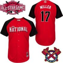 Atlanta Braves #17 Shelby Miller Red 2015 All-Star National League Stitched MLB Jersey Atlanta Braves #17 Shelby Miller Red 2015 All-Star National League Stitched MLB Jersey