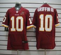 Nike Washington Redskins -10 Robert Griffin III Burgundy Red Team Color With 80TH Patch Men's Stitch Nike Washington Redskins -10 Robert Griffin III Burgundy Red Team Color With 80TH Patch Men's Stitch