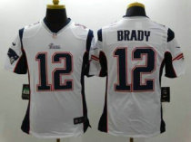 Nike New England Patriots -12 Tom Brady White Stitched NFL Limited Jersey Nike New England Patriots -12 Tom Brady White Stitched NFL Limited Jersey