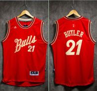 Chicago Bulls -21 Jimmy Butler Red 2015-2016 Christmas Day Stitched NBA Jersey