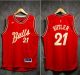 Chicago Bulls -21 Jimmy Butler Red 2015-2016 Christmas Day Stitched NBA Jersey