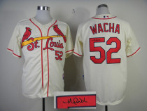 Autographed MLB St Louis Cardinals #52 Michael Wacha Cream Cool Base Stitched Jersey Autographed MLB St Louis Cardinals #52 Michael Wacha Cream Cool Base Stitched Jersey