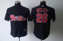 Philadelphia Phillies #26 Chase Utley Black Stitched MLB Jersey Philadelphia Phillies #26 Chase Utley Black Stitched MLB Jersey